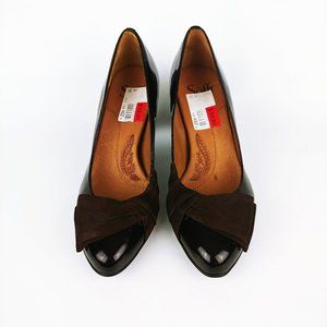 NWT Sofft Brown Leather Heels Size 8M